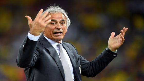 CURITIBA, BRAZIL - JUNE 26: Head coach Vahid Halilhodzic of Algeria reacts during the 2014 FIFA World Cup Brazil Group H match between Algeria and Russia at Arena da Baixada on June 26, 2014 in Curitiba, Brazil. (Photo by Mike Hewitt - FIFA/FIFA via Getty Images)