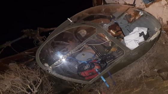 سقوط طائرة هليكوبتر إسبانية ضواحي مدينة أصيلا