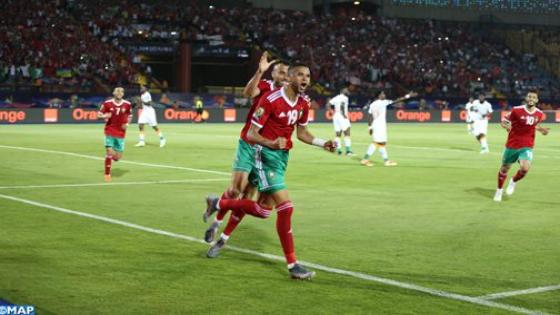 تأهل المنتخب الوطني المغربي لكرة القدم