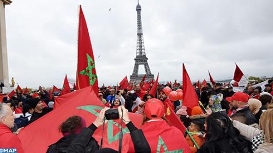 إهانة العلم الوطني : مغاربة أوروبا يتظاهرون بباريس