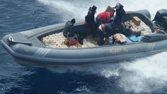 مقتل مهرب على يد البحرية المغربية خلال إحباط عملية تهريب كمية كبيرة للمخدرات