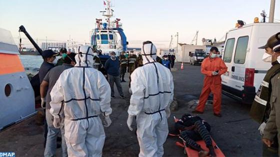 إنقاذ 21 مرشحا للهجرة السرية وانتشال جثتي امرأتين بالساحل البحري لطانطان
